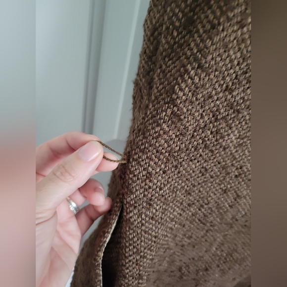 Active USA Women's Faux Fur Wool Blend Open Waterfall Vest Size Medium NEW - Picture 8 of 8